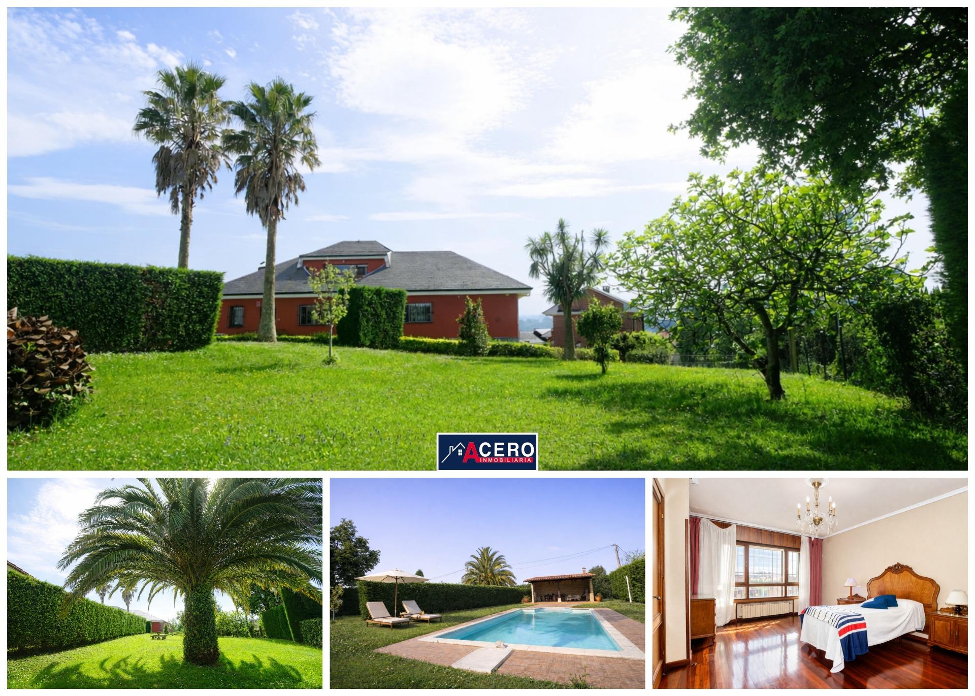 Vivienda con jardín en Cantabria